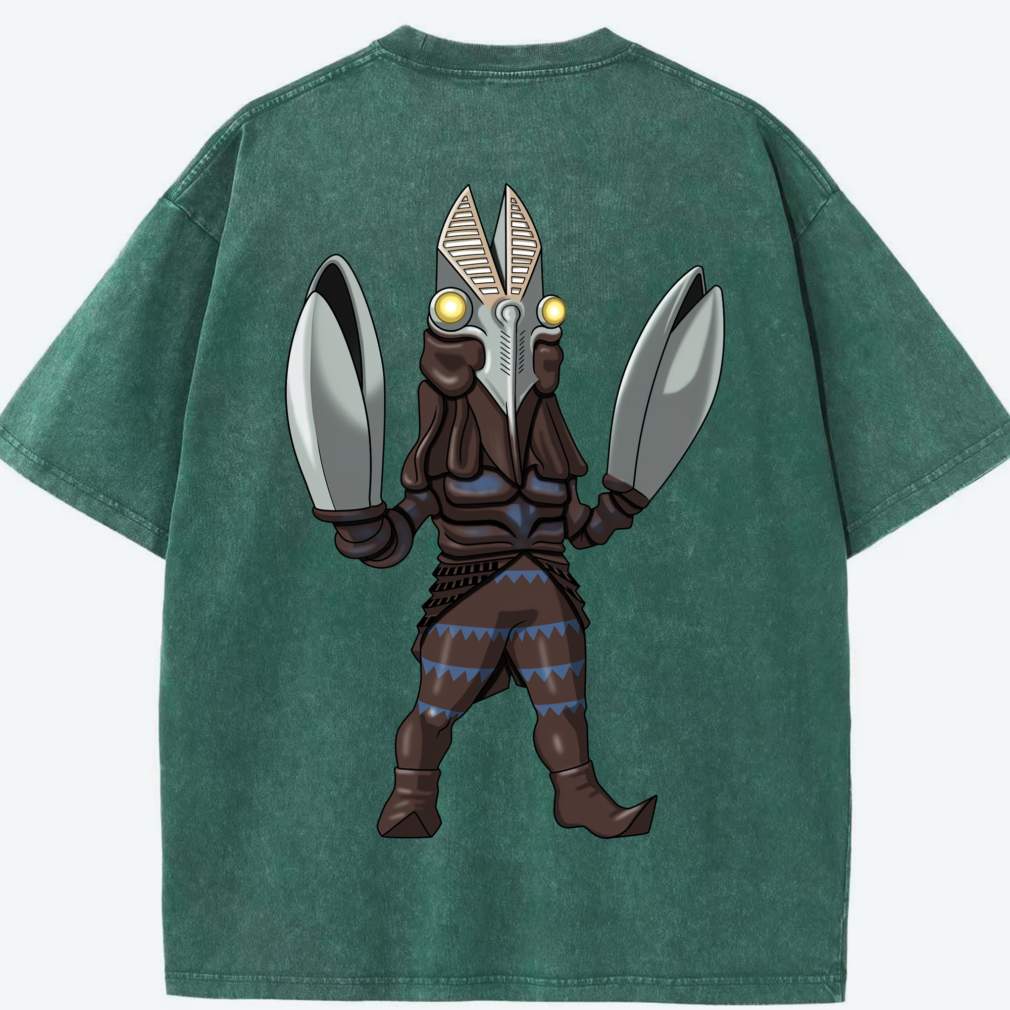 （画像用） ウルトラマン Ultraman 綿100% ヴィンテージ風 半袖Tシャツ（背面プリント）